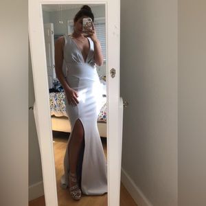 Silver Prom dress